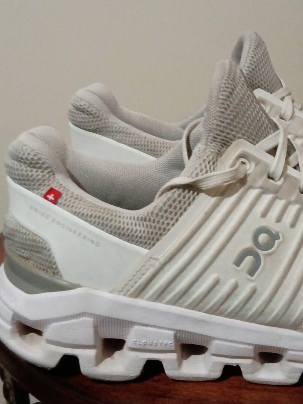 On CloudSwift Helion Women’s Size 9 Glacier White Running Shoes 41.99579 - Picture 4 of 13